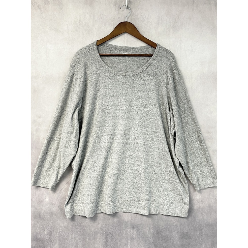 Duluth Trading Co Womens Longtail Tee Top Size 3X Scoop Neck Outdoor Minimal